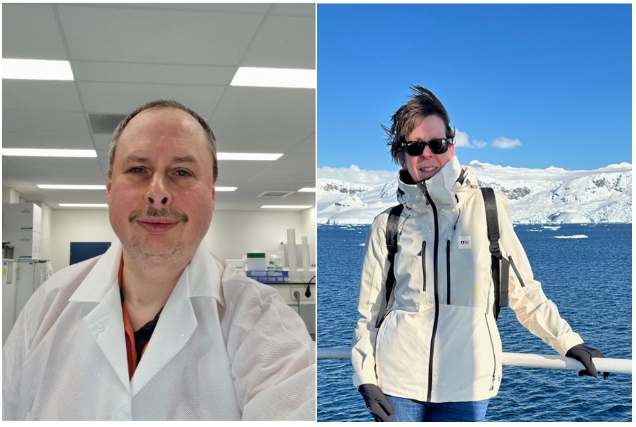 Left: Dr. Alexander Pasternak, Right: Prof. Neeltje Kootstra