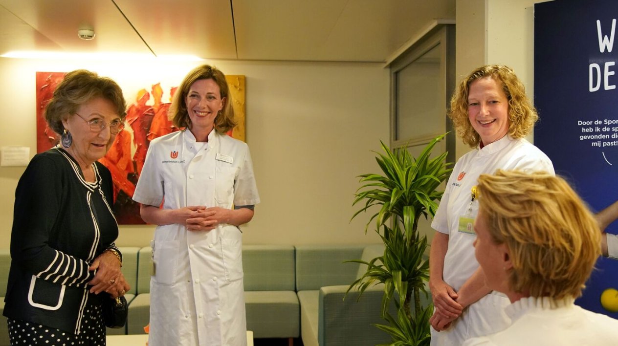 Princess Margriet visits sports poli