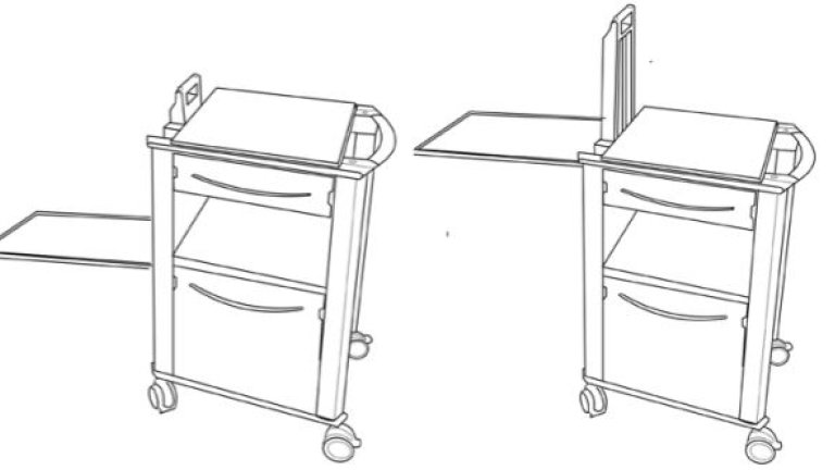 Laag laag tafel liggend extern
