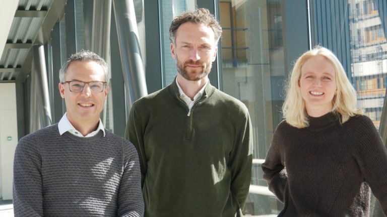 Dr. Bruno Guigas, dr. Onno Holleboom and dr. Noortje Haan   