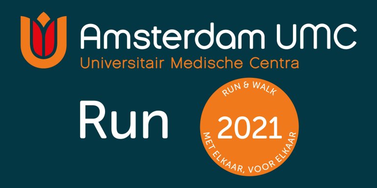 Hardlopen of wandelen tijdens virtuele Amsterdam UMC Run 
