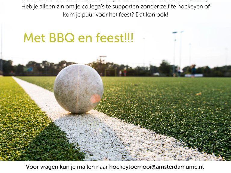 Join the Amsterdam UMC hockey tournament! 