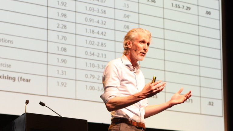 Bas Bloem during his keynote lecture