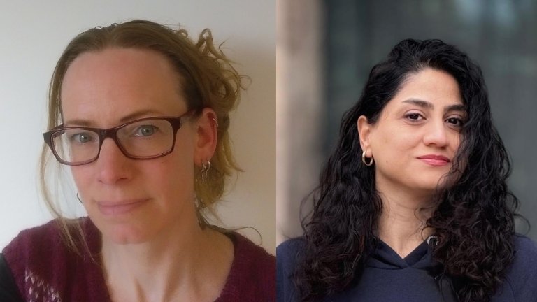 Dr. Judy van Beijnum (left) and Parvin Akbari (right)