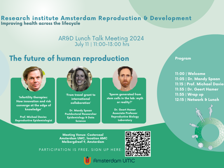 AR&D Lunch Talk Meeting 2024 - The Future of Human Reproduction