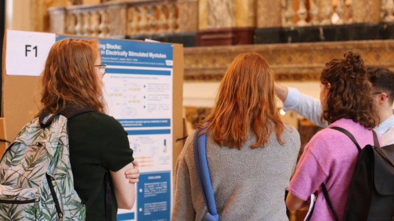 Poster session discussions