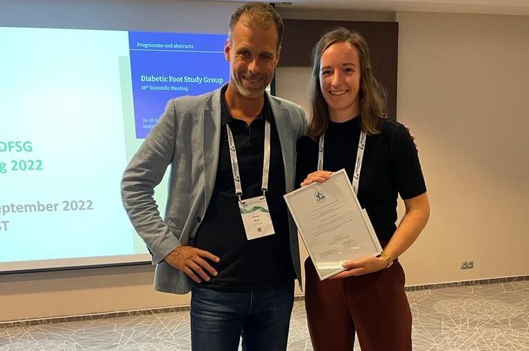 Innovation Award for Lisa Vossen at Footwear Biomechanics Conference