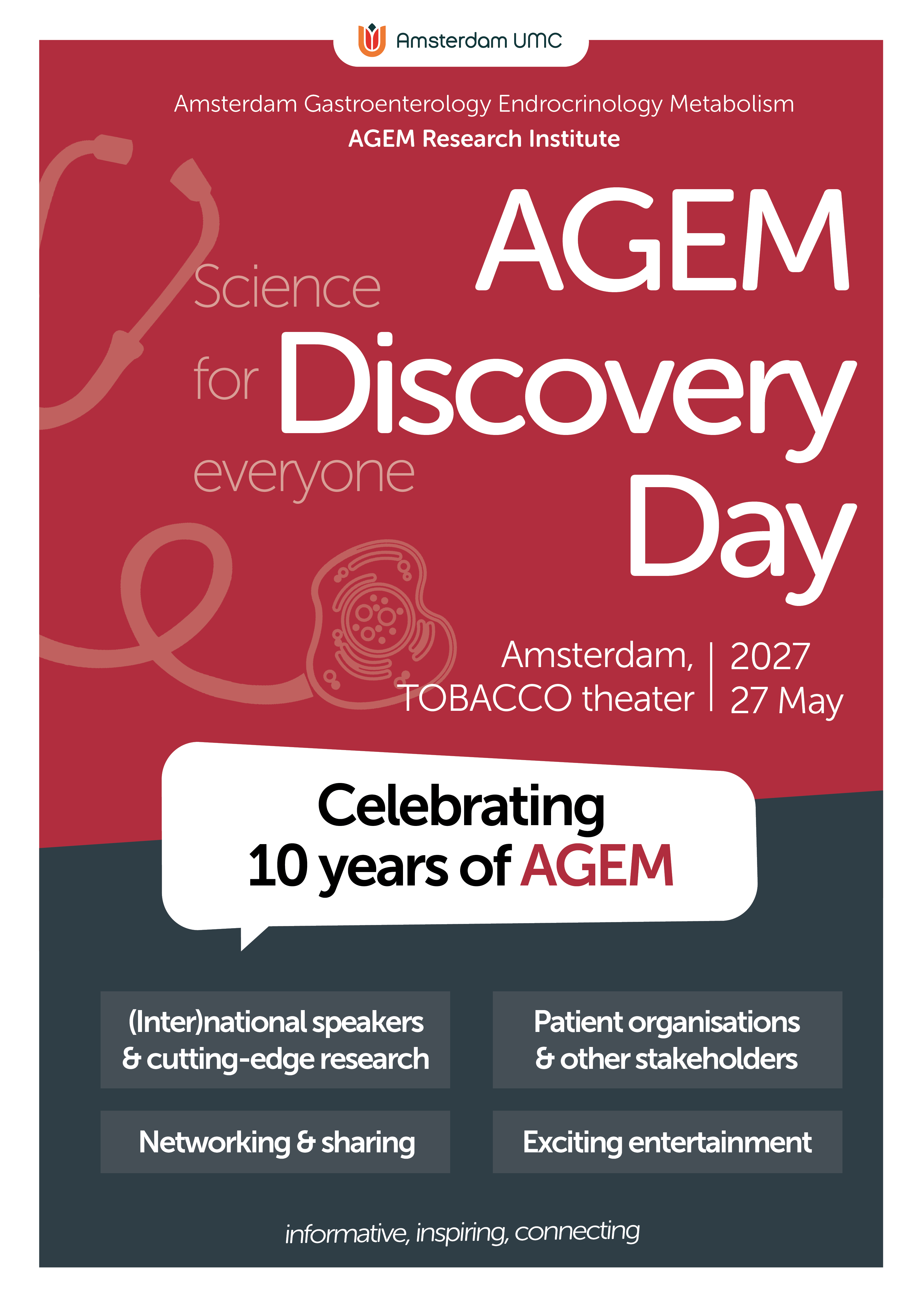 AGEM Discovery Day - Save the date poster