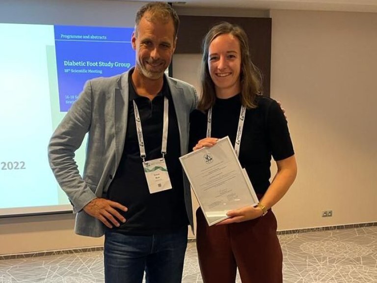 Innovation Award for Lisa Vossen at Footwear Biomechanics Conference