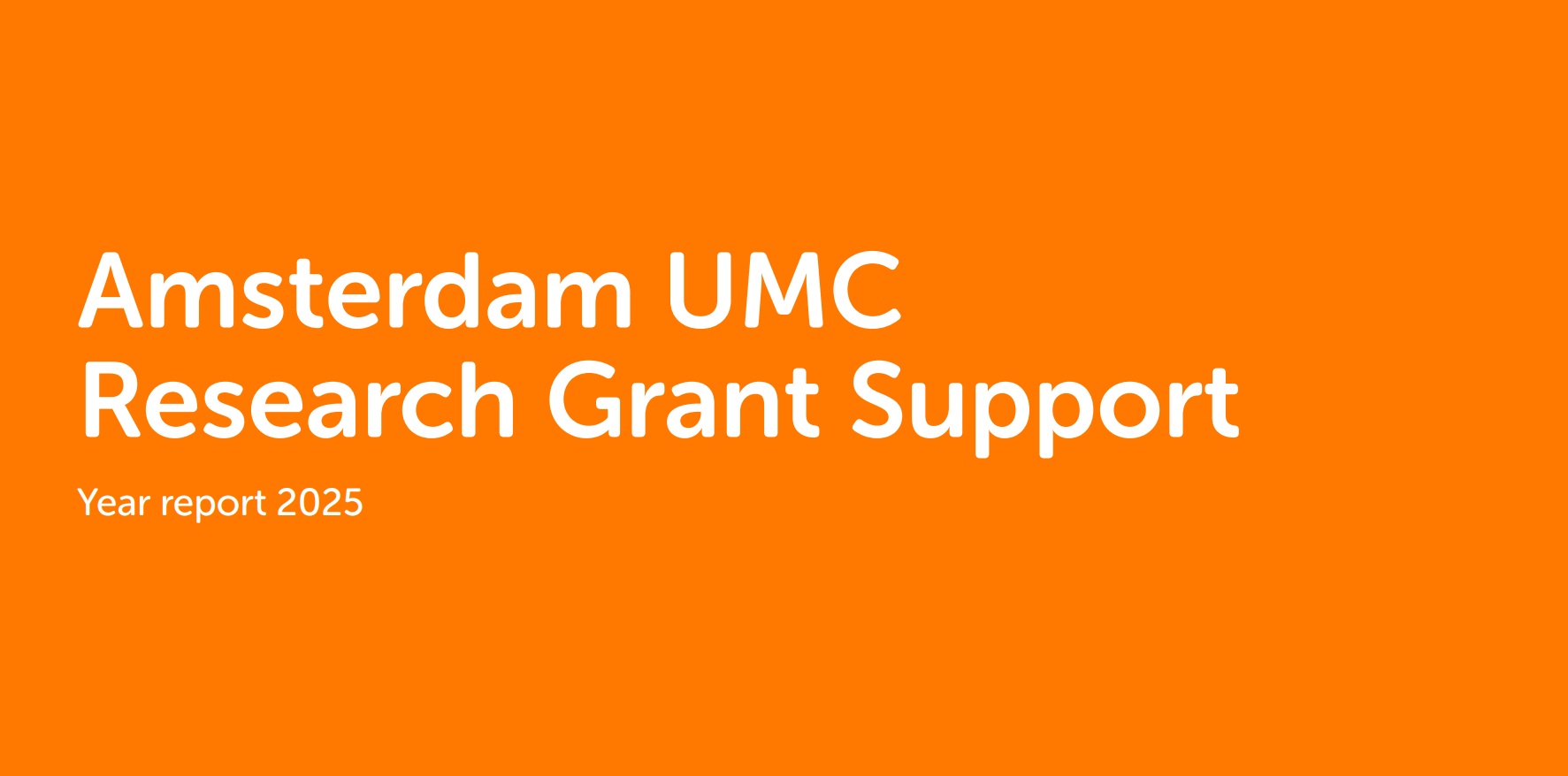 Research Grant Support year report 2025 now available
