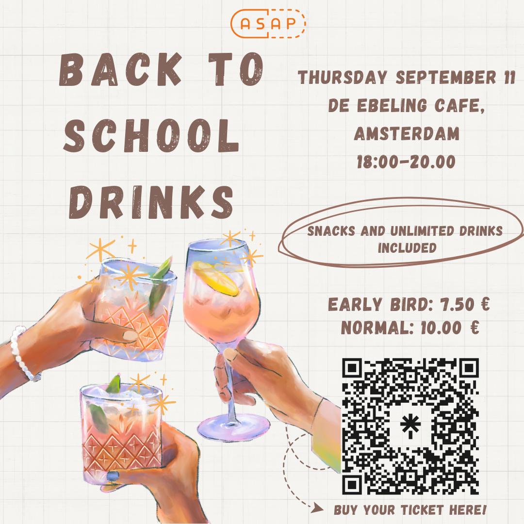 Poster Back to School Drinks - 11-09-2025
