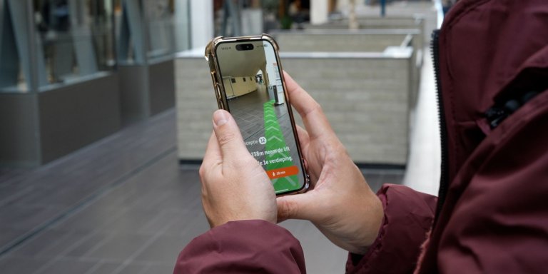 Augmented Reality wijst patiënten de weg in de polikliniek van Amsterdam UMC