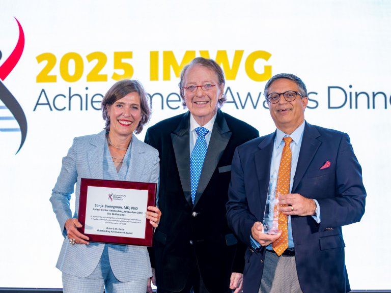 Sonja Zweegman Honored with Prestigious International Award for Her Work in Advancing Myeloma Care