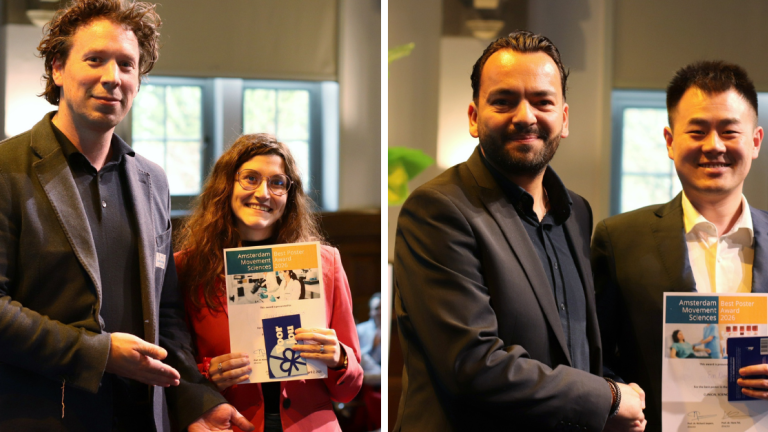 Left: Ivo Lutke Schipholt and Anastasia Sclocco, Right: Ibrahim Korkmaz and En Deng