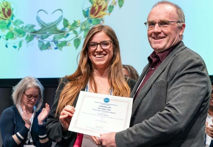 Best presentation prize for Isabella Gigante 